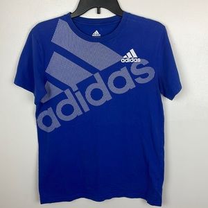 Unisex Adidas T’shirt Color Blue Size Large 14/16